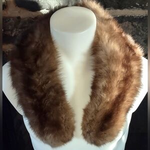 1950s Vintage Mink Collar